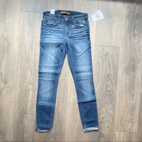 Anthropologie Joe's Jeans Women's Skinny Jeans Icon Ankle Denim Rolled Cuff Hem - Picture 5 of 15